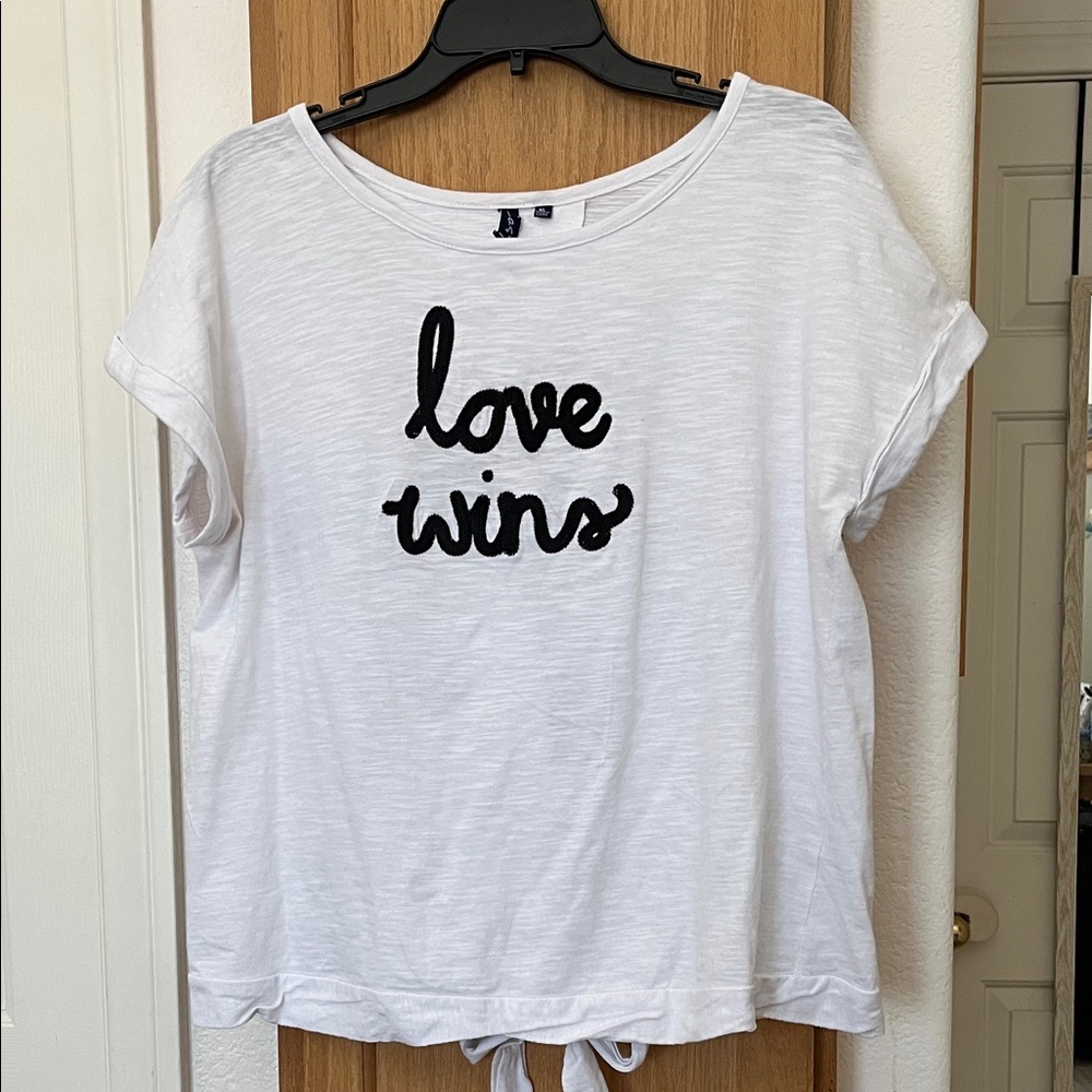 Women's White Graphic Tee